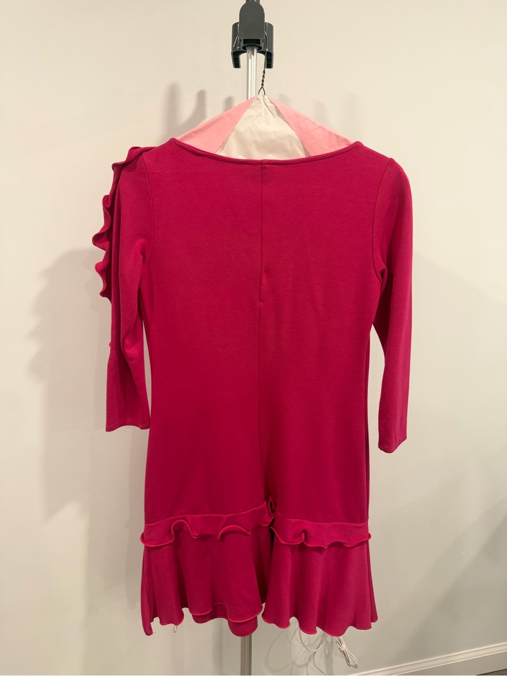 RED Valentino fuchsia knit top